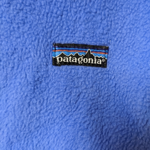 VTG 90’s PATAGONIA. Retro Synchilla Fleece full zip periwinkle. MINT condition. - Picture 5 of 11